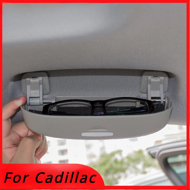 For Cadillac XT5/CT4/XT4/XT5 Auto Accessories Car Sunglasses Holder Glasses Case Storage Box Interior Storage Accessories