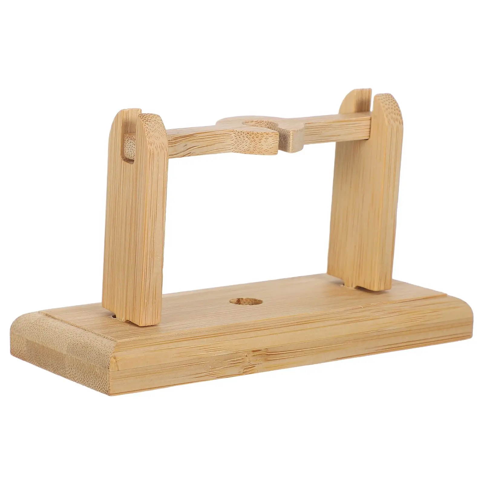 

Japanese Style Fan Holder Bamboo Stand Lightweight Folding Display Mount Support Handheld Rack Sturdy Material Portable