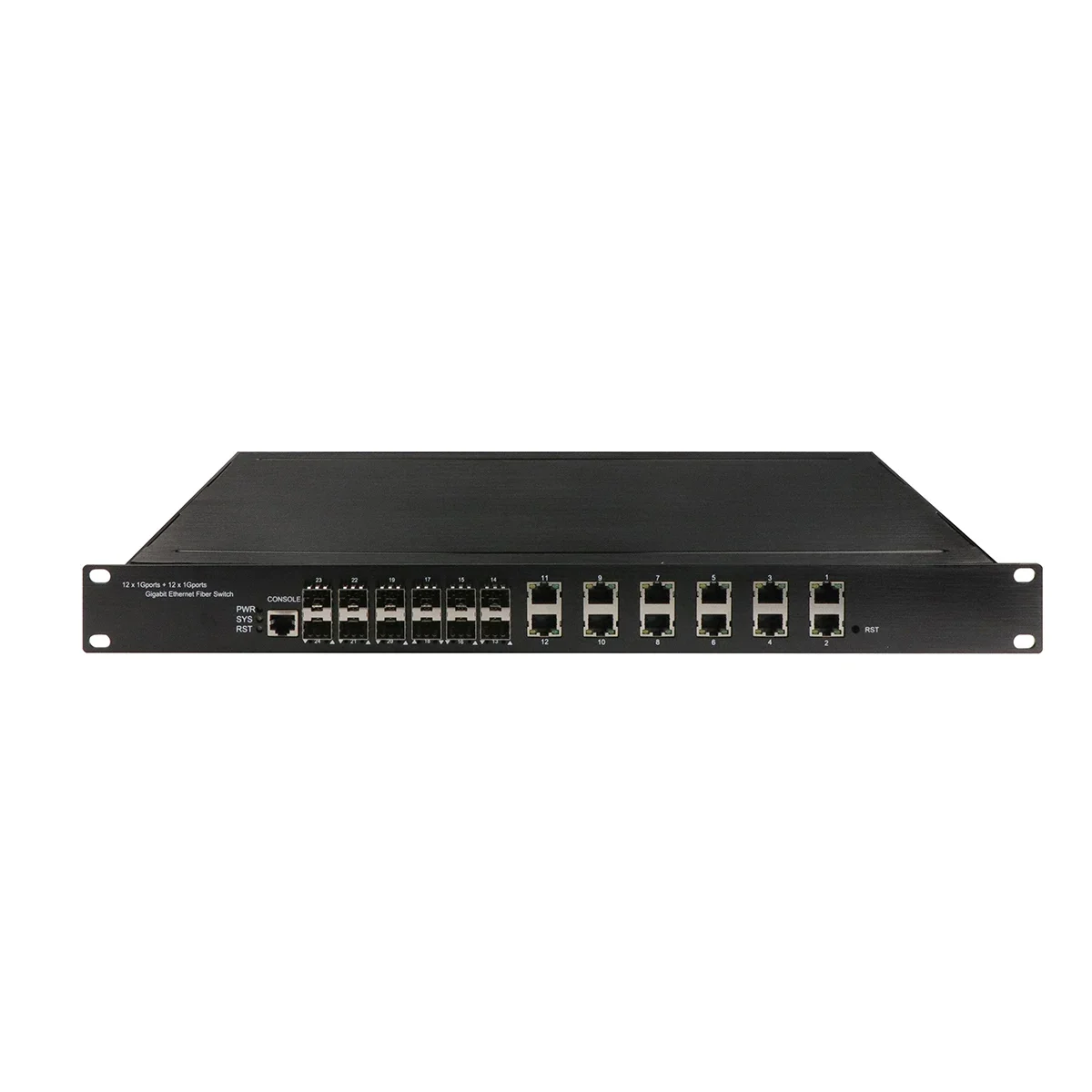 AC Powered 500W Power Budget 2.5G Fiber Gigabit Network 24 Port L2 L3 Managed PoE Switch