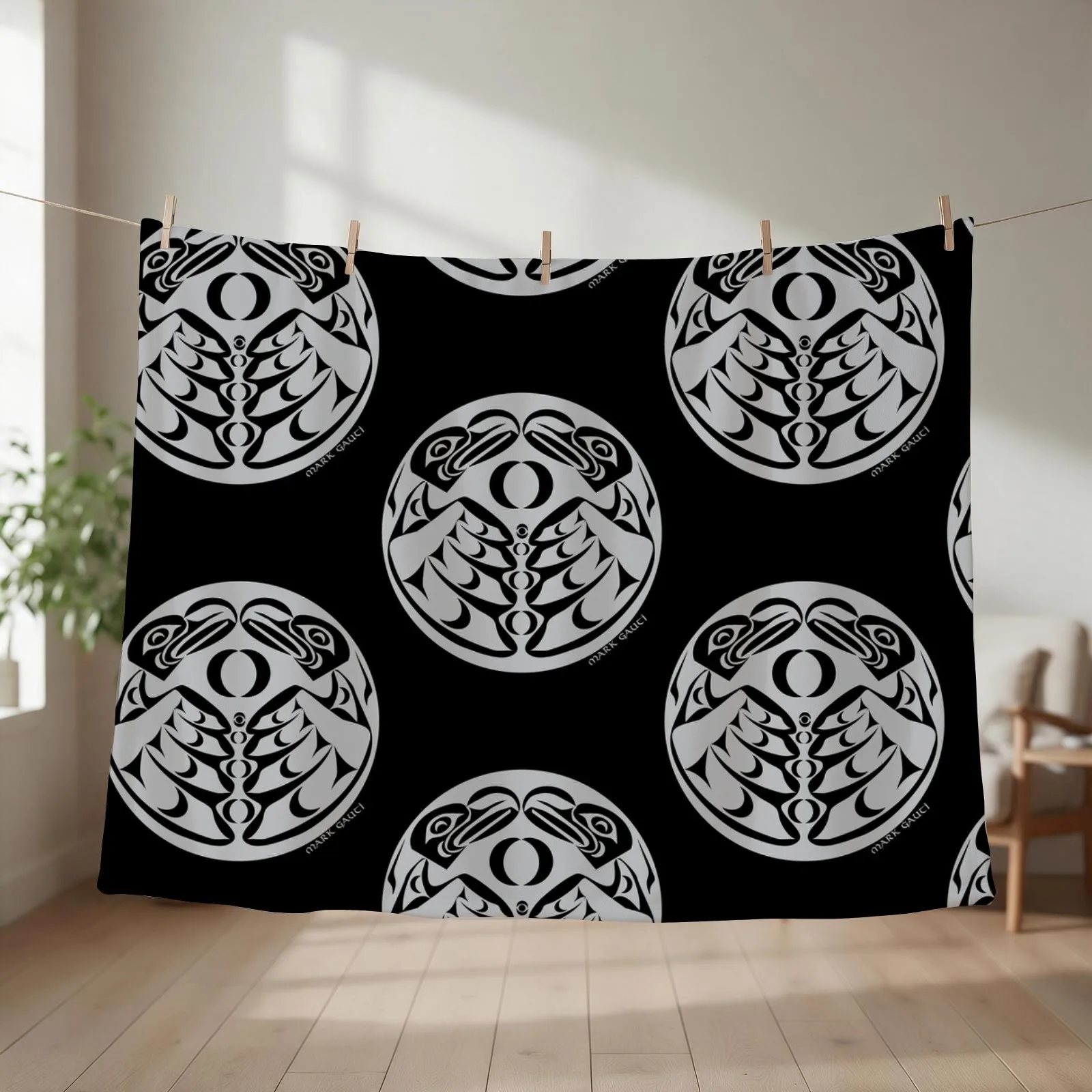 Coast Salish Eagle Throw Blanket Blankets For Bed bed plaid for sofa Sofa Quilt Blankets