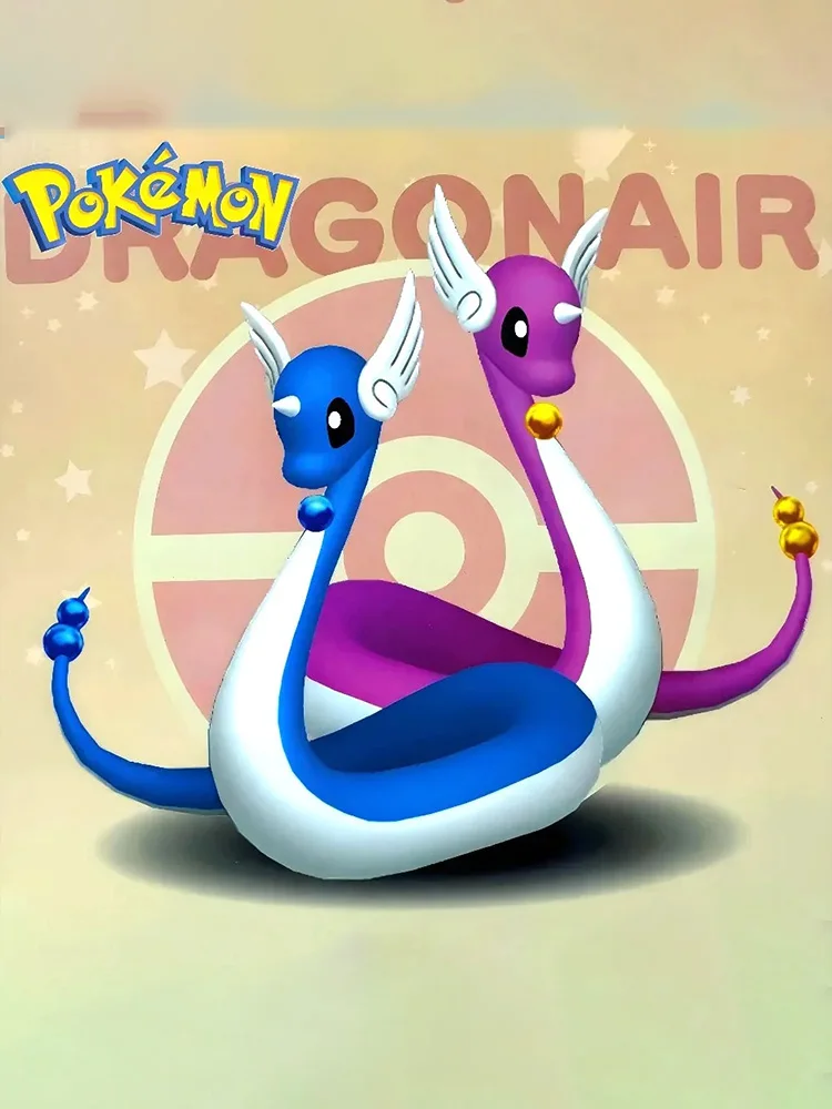 Figurine Pokemon Dragonair et Dratini, 12cm, modèle de Collection en Pvc, jouets cadeaux