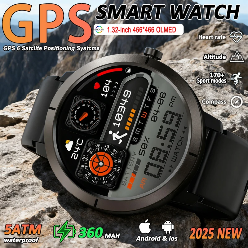 Gps Smartwatch Men … - image