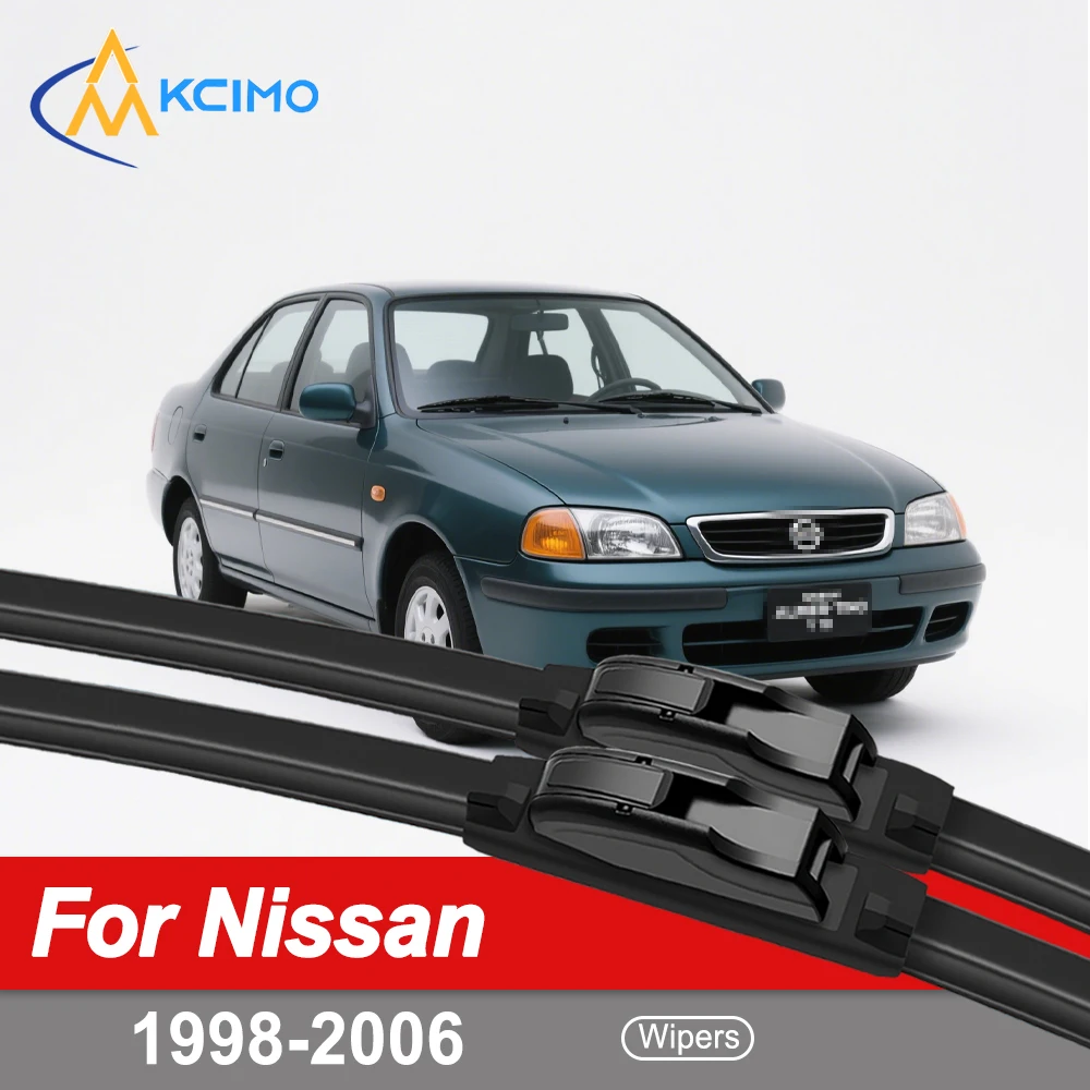 

Original Fit For Nissan Almera Tino V10 1998-2006 Nissan Tino Windshield Wiper Blades Natural Rubber Car Wipers Replacement Set