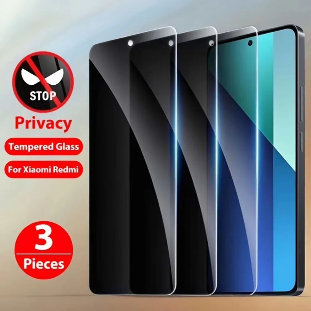 3/1 Stück Sichtschutz-Displayschutzfolien für Poco X8 Pro Max M6 Pro X6 Pro F7 Pro X7 Pro M7 F4 F3 C3 Anti-Spy Panzerglas Handy-Schutzglas
