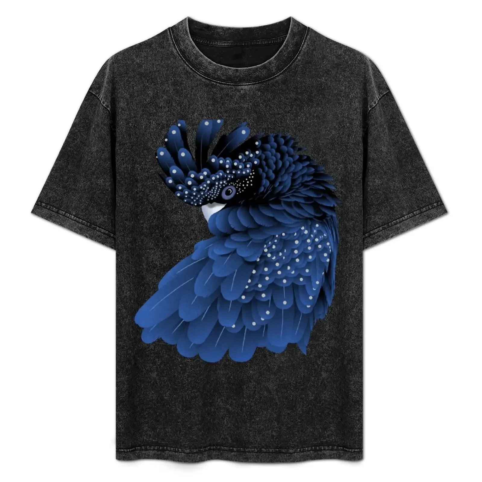 

Australian Black Cockatoo Portrait T-Shirt football t shirt oversizeds animal prinfor boys quick drying mens vintage t shirts