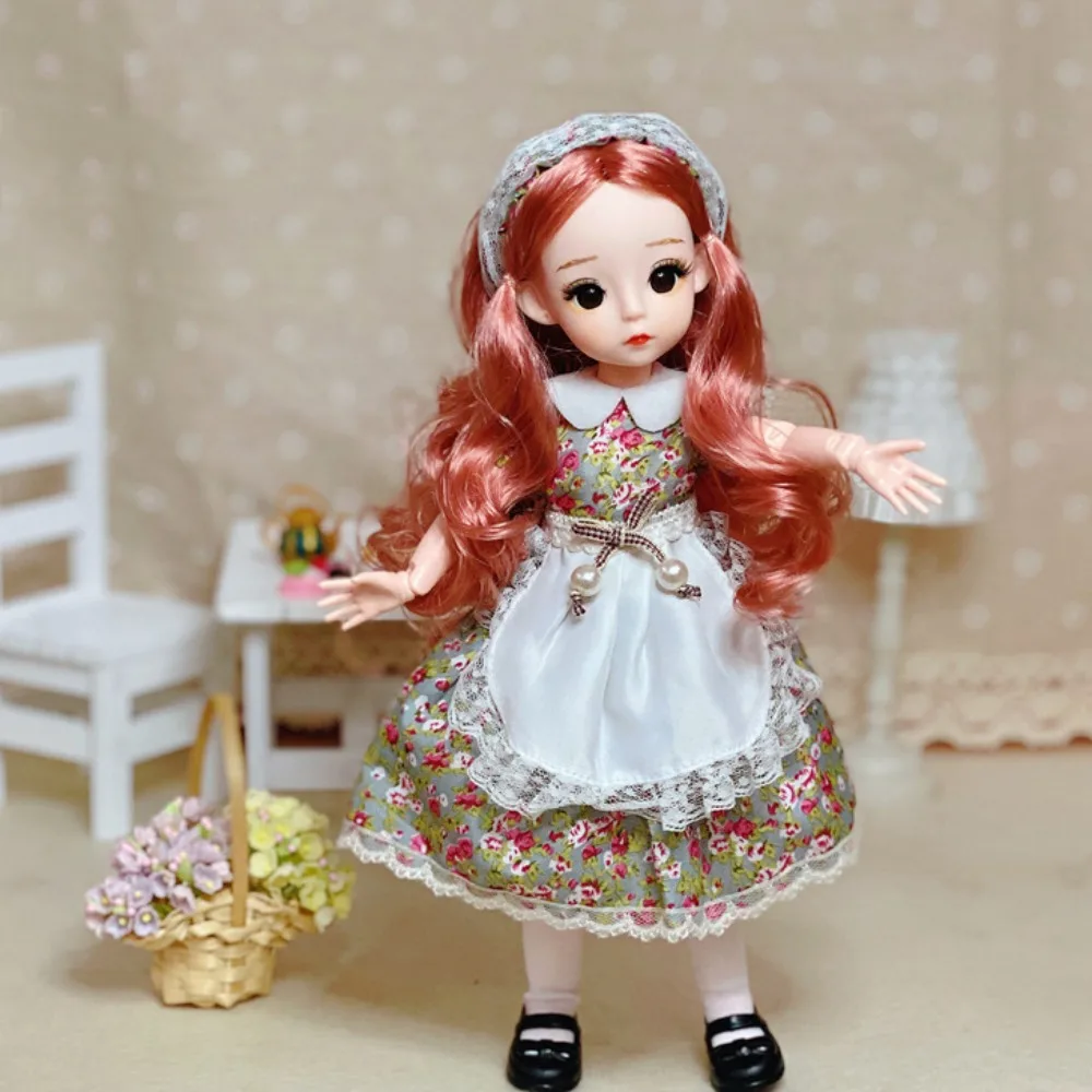 

1/6 SD 30cm Bjd Doll with Clothes Attractive Eyes High Heel Princess Dress Up BJD Dolls Ball Jointed Long Hair