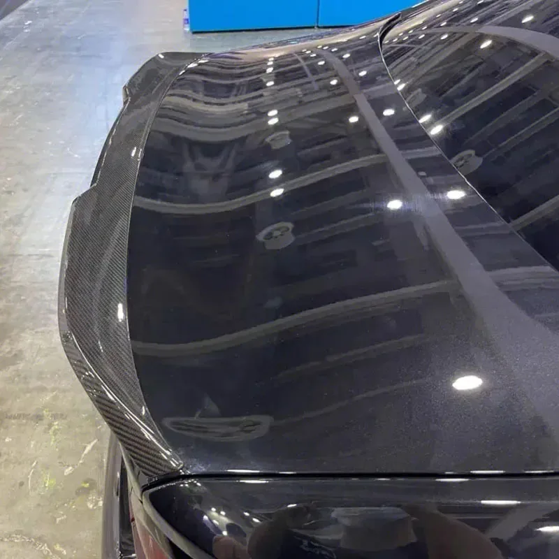 2017-2023 لسيارات BMW 5 Series G30 G38 F90 M5 520i 530i 530d 540i M550i M550d سبويلر خلفي الذيل الجناح جذع سقف الشفاه سبويلر طقم الجسم #4