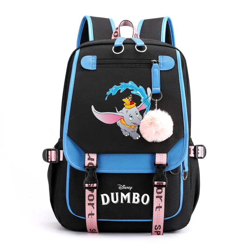 

Рюкзаки Dumbo для подростков, рюкзак для ноутбука с зарядкой через USB, женский и мужской рюкзак, дорожная сумка Mochila