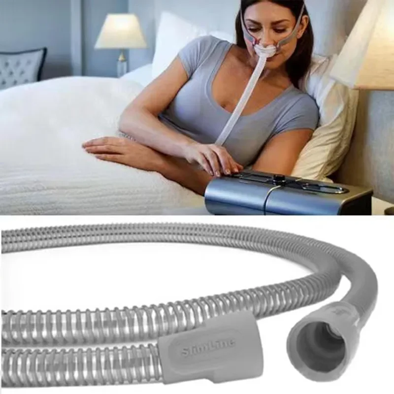 ResMed Original Slim Tubing CPAP Hose with Standard 22mm Rubber End Internal Diameter 15mm Hose180cm Long