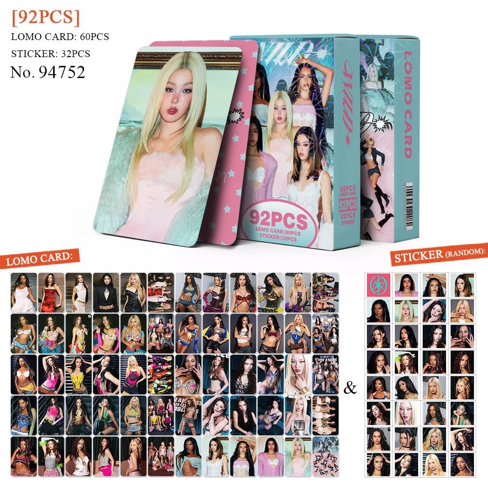 2026 KPOP KATSEYE Neue Fotokarte LOMO-Karte 2026 The WildWorld Tour Gleiche Kollektion Gedenkkarte Spielzeug Geschenk – Detail 25