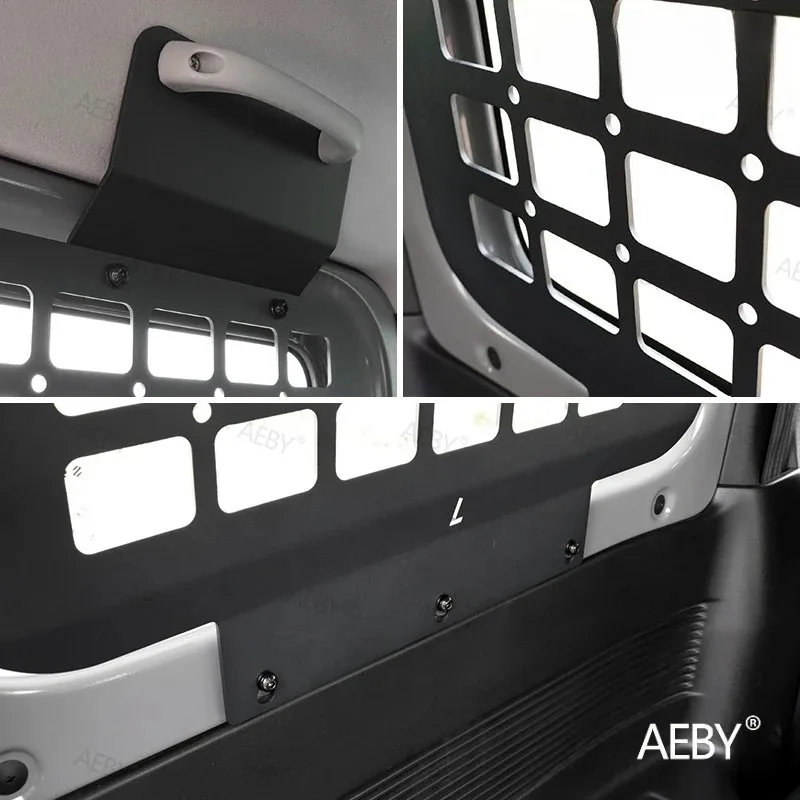 Para Suzuki Jimny 2019-2026: Rack de armazenamento para extensão de janela interior, armazenamento para janela lateral, painel, rack de armazenamento lateral para porta-malas, acessórios.