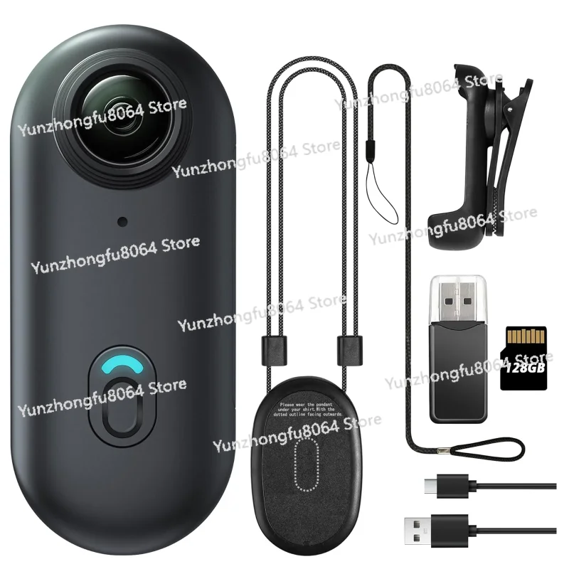 

4K 128GB UHD Mini Body Camera Wearable Action Body Cam Thumb Size Hands Free Body Worn Camera, Premium Portable