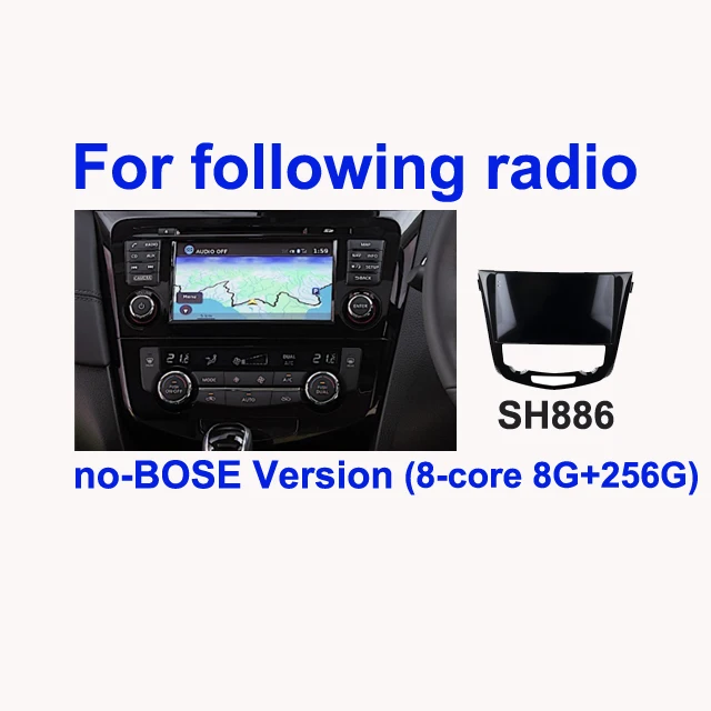 SINOSMART 8-Core A7870 Android GPS for Nissan Qashqai J11 X-Trail T32 Rogue 2014–2021 with OEM NAV Support BOSE 360 Camera image 3