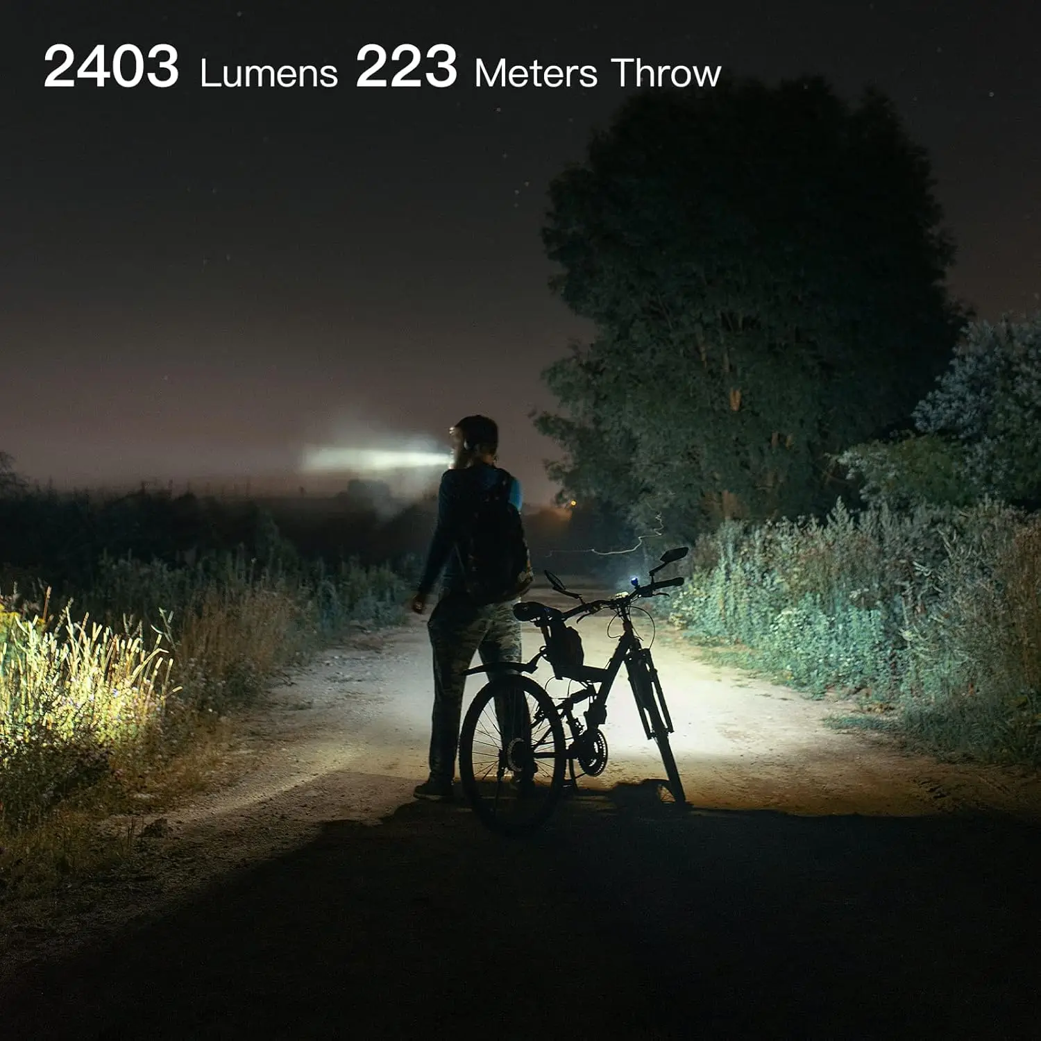 USB-C wiederaufladbare Taschenlampe mit hohem Lumen, ultrahelle LED für Camping, Sicherheit, Notfall, Kühlweiß, Schwarz