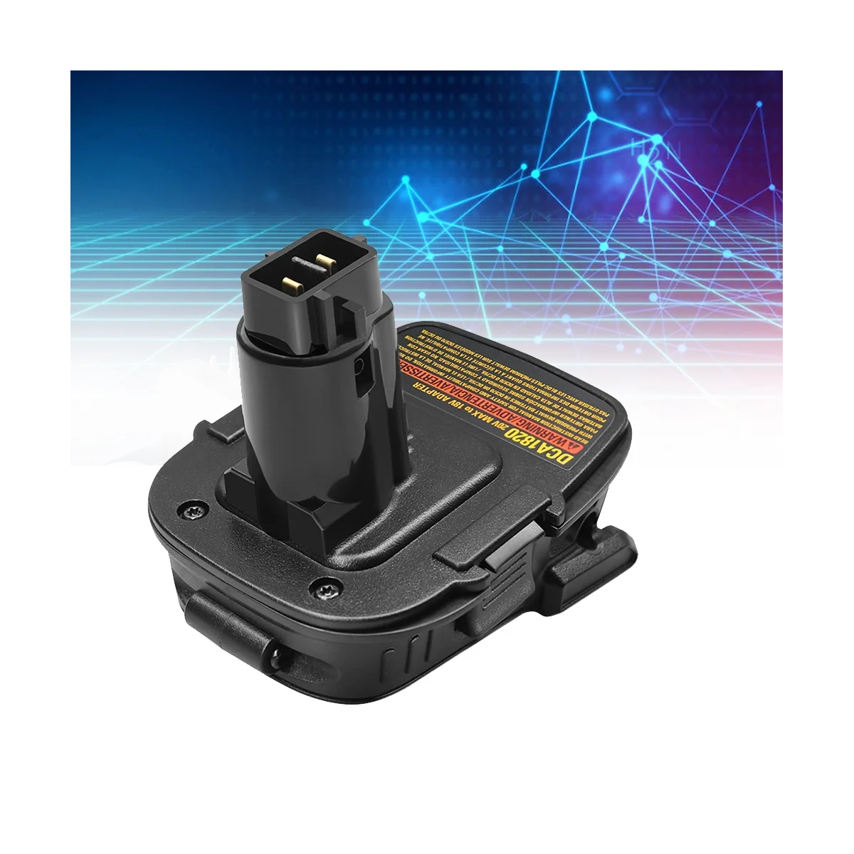 Lithium Battery Adapter Protection Case Kit, caixa plástica para Dewalt, conversor, Dca1820, 20V