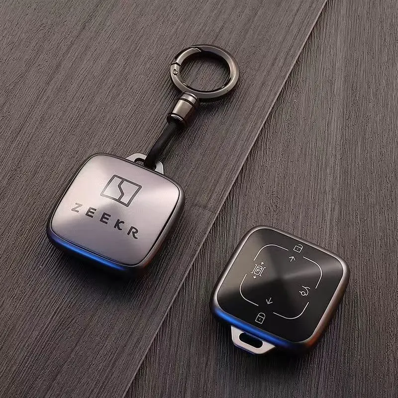 For Zeekr 7X 001 009 Premium Car Key Case Protective Cover Keybag Keychain Car Key Accessories