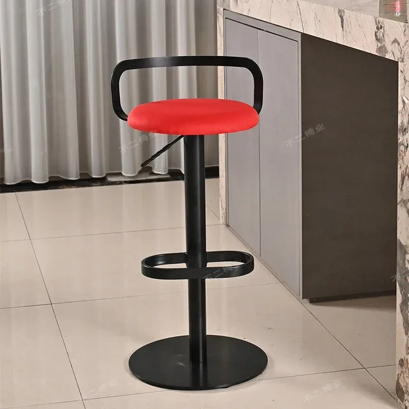 

Для современного кожаного барного стула из искусственной кожи с регулируемой высотой спинки, роскошный прочный барный стул для кухни, нержавеющая сталь, банкетная мебель высокого класса