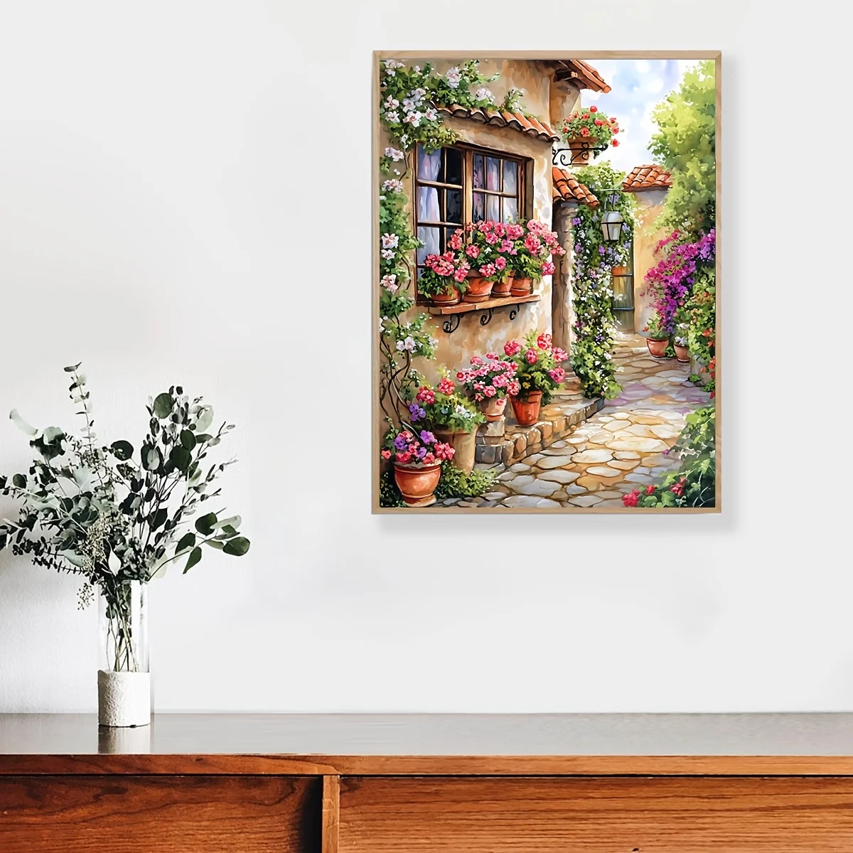 1 Set of 30x40cm-11.8x15.7-inch 11CT/14CT Printed Fabric Cross Stitch DIY Kit, Large Size, Gift Set view 4