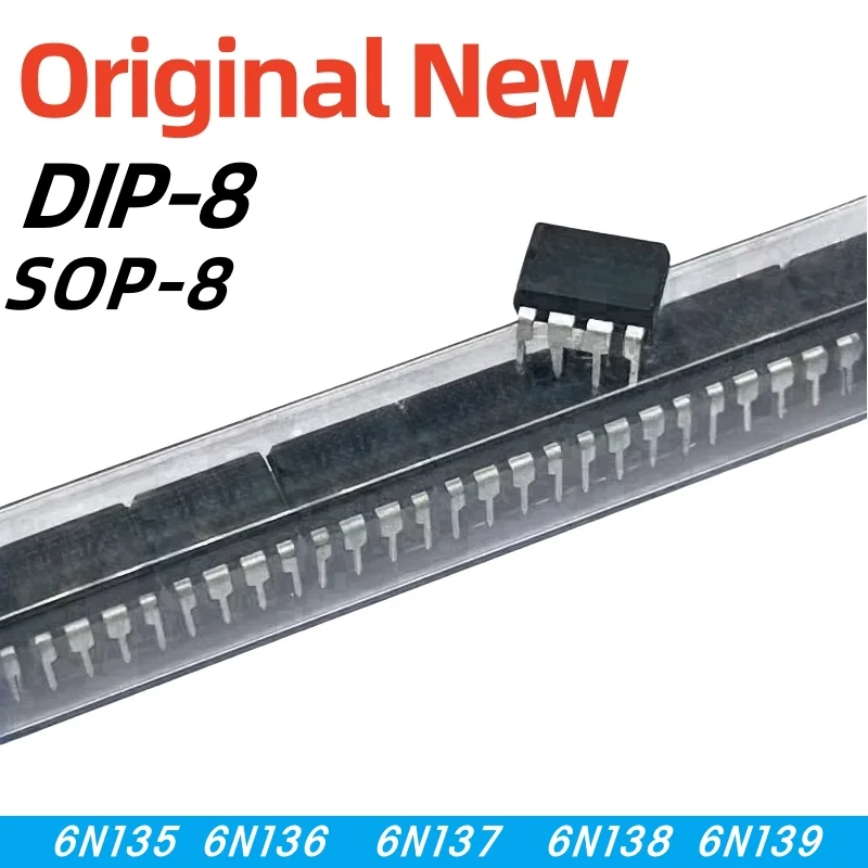 10pcs/lot 6N135 6N136 6N137 6N138 6N139 DIP-8 6N135S 6N136S 6N137S 6N138S 6N139S SOP-8 Optocouplers