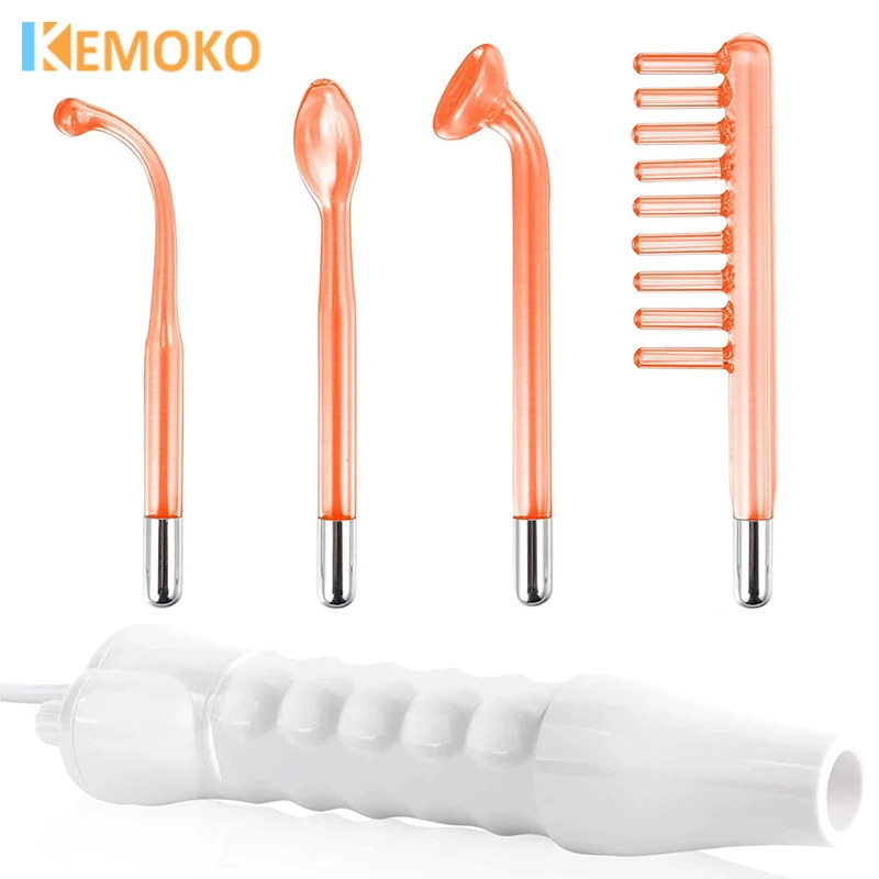 

Electrotherapy Wand Glass Tube Wand High Frequency Electrode Wand Neon Argon Electrode Remove Wrinkle Acne Spots Skin Care