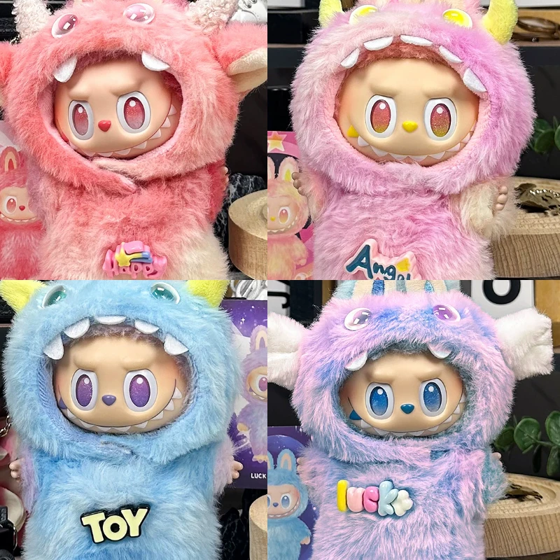 

Для Labubu, сидячая вечеринка, наряд для малышей 1-го, 2-го, 3-го поколения, милый плюшевый комбинезон-комбинезон с изображением монстра, кукла, коллекционная одежда, без куклы в комплекте