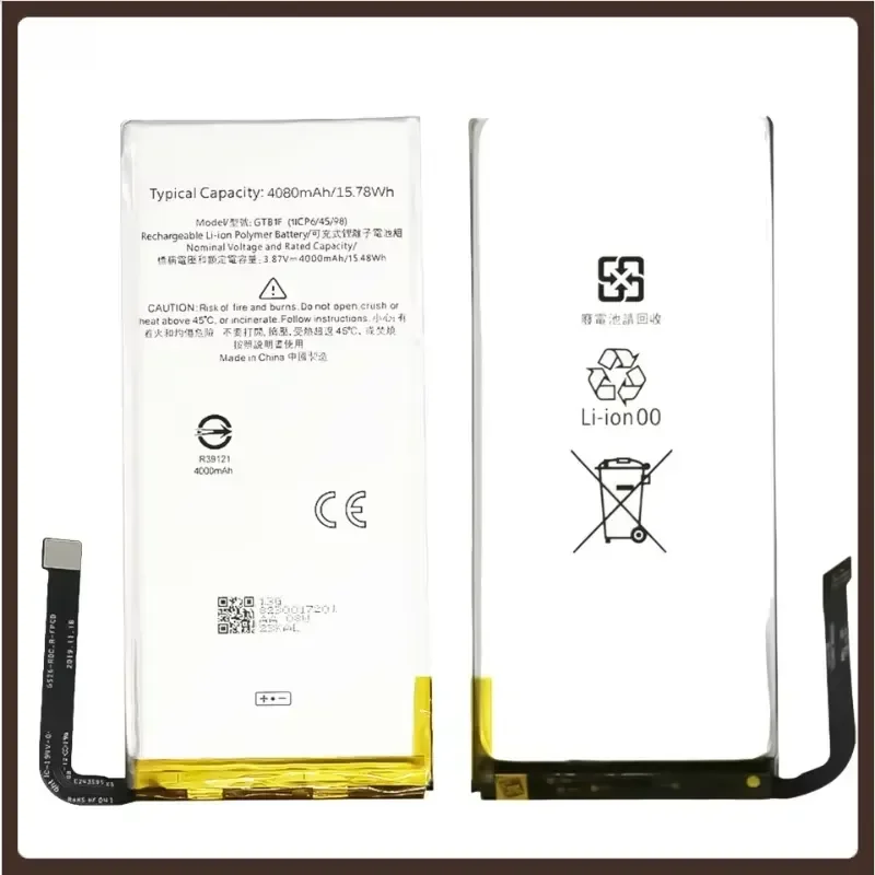 3.8V 4080mah GTB1F Suitable for Google Pixel 5 Mobile Phone Battery Large-capacity