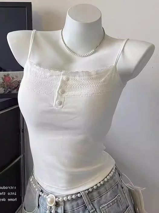 Ele renda branca cinta colete feminino verão outerwear com almofada no peito base interior tubo superior sufela