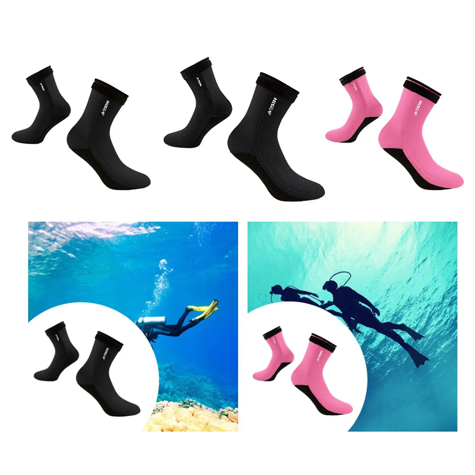 Calcetines de neopreno de 3mm para buceo, accesorios de Fitness, equipo suave, traje de baño, natación, deportes al aire libre, Playa