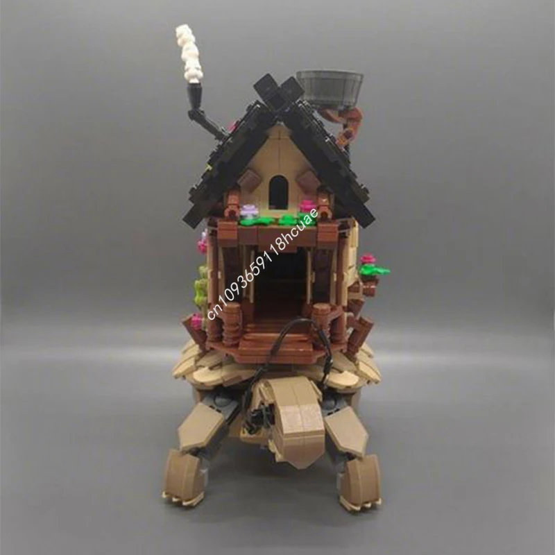 

726 шт. MOC черепаха домашняя модель строительные блоки ремесленные игрушки детские модульные креативные кирпичи образование рождественские подарки
