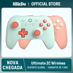 8bitdo-nuevo controlador de juego inalámbrico 2C Ultimate para PC, Windows 10, 11, Steam Deck, Raspberry Pi, Android