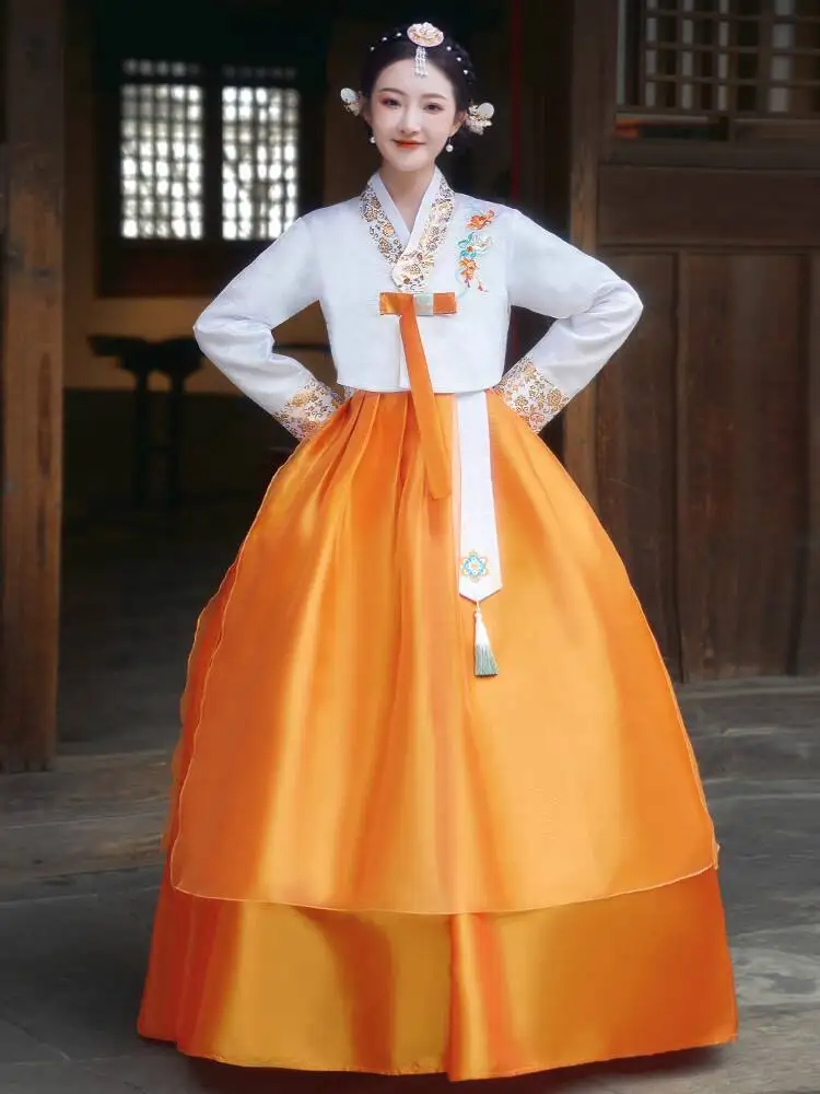 Korean Dance Ethnic Style Korean Ethnic Yanji Princess Dress Photo Shoot Hanbok Classical Dance Performance Costume