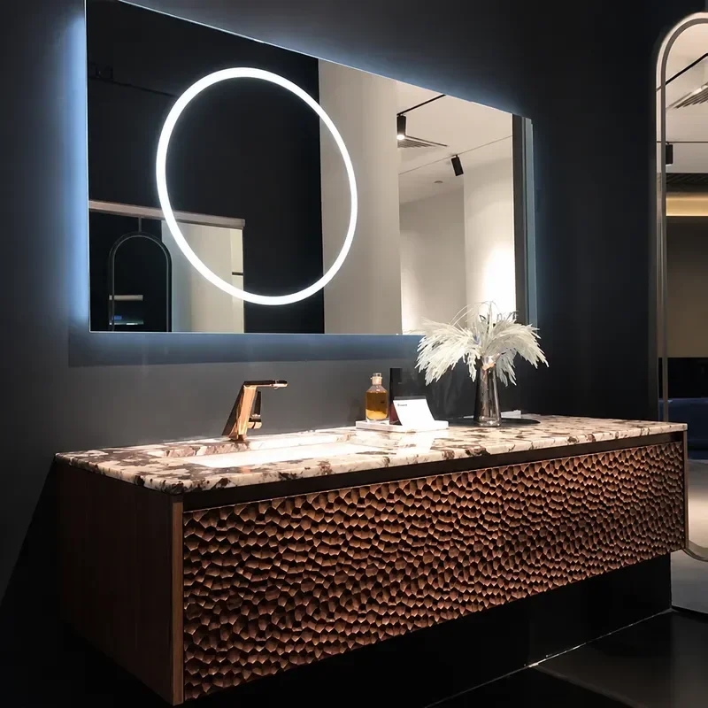 2025 New Bathroom Cabinet with Ceramic Integrated Basin Toilet Face Washstand Combination Vanity Unit