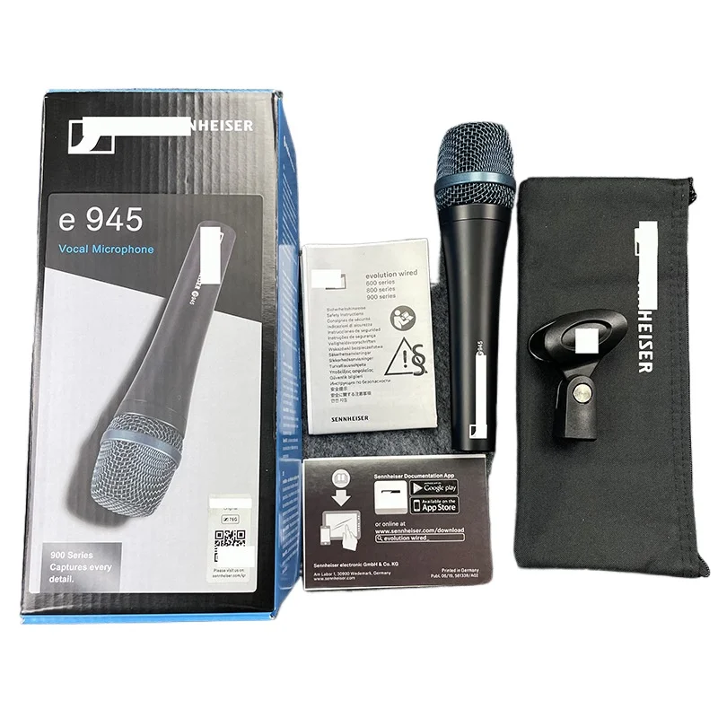 E945 Professional Performances Wired Microphone Super Heart Dynamic Handheld Microphone for Karaoke Live Recording