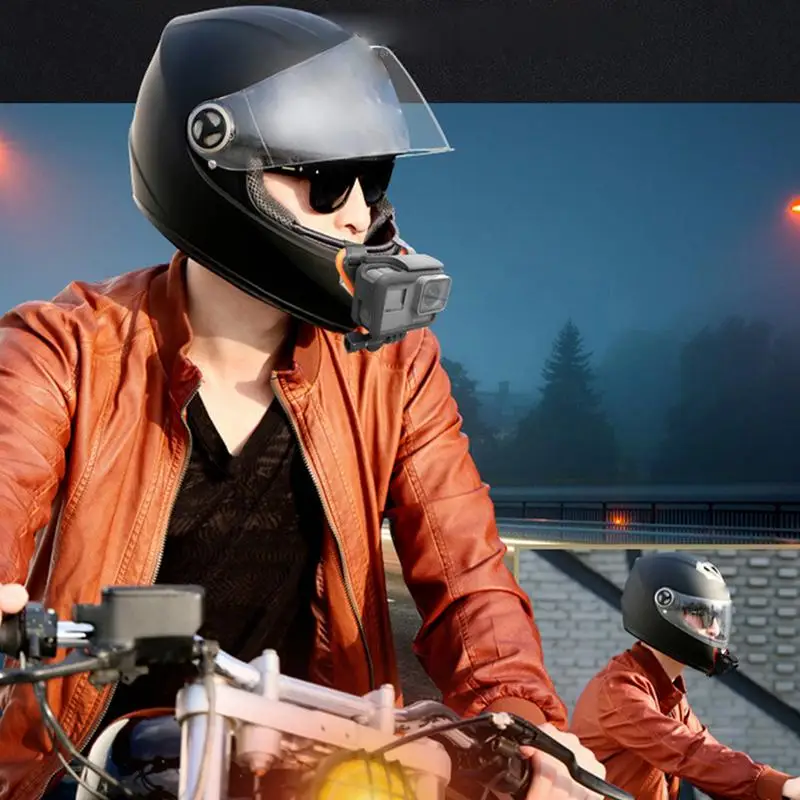 Correa de barbilla para cámara de ciclismo, soporte multifuncional para teléfono, accesorios para Cámara de Acción