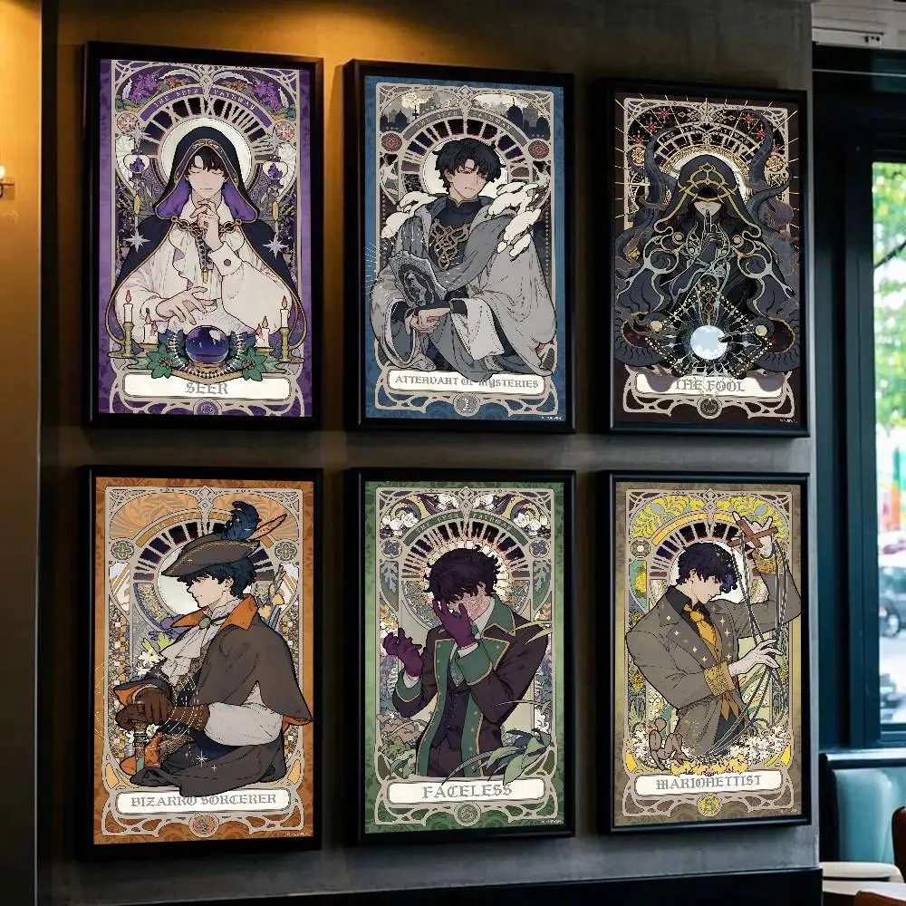 1pc L-Lord Of M-Mysteries Poster Sticker Print Waterproof Wall Art For Living Room Bedroom Home Decor