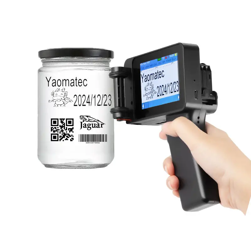 

Портативный струйный принтер Yaomatec X1760 для маркировки пластика, металла, стекла, картонных коробок, пакетов и бутылок