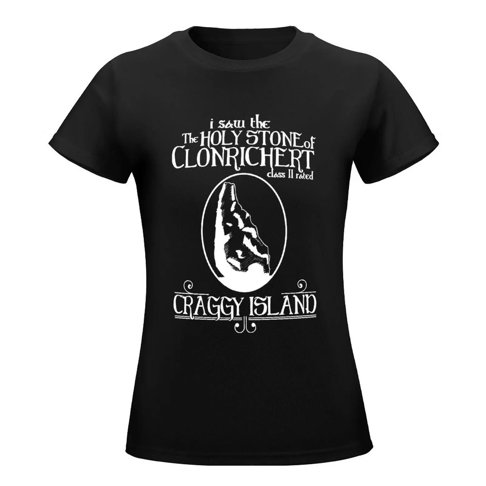 I saw the Holy Stone of Clonrichert T-Shirt shirts graphic tees Aesthetic clothing t shirts for Women graphic