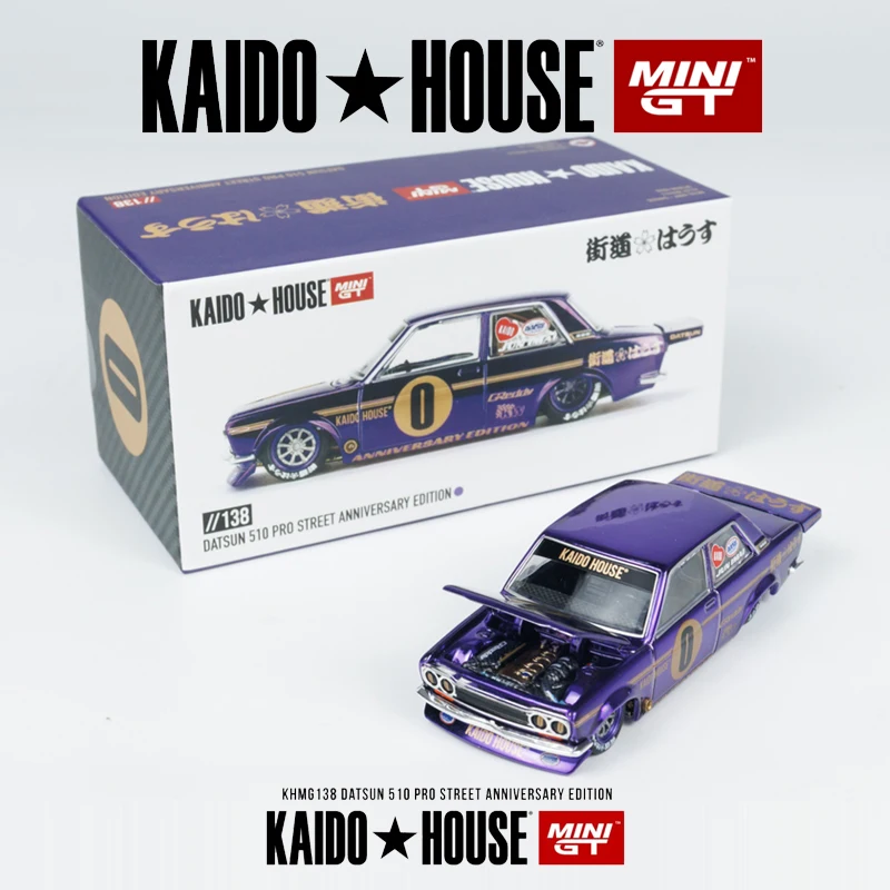 Kaido House MINIGT Datsun s30 030 R34 076 alloy car model 127 046