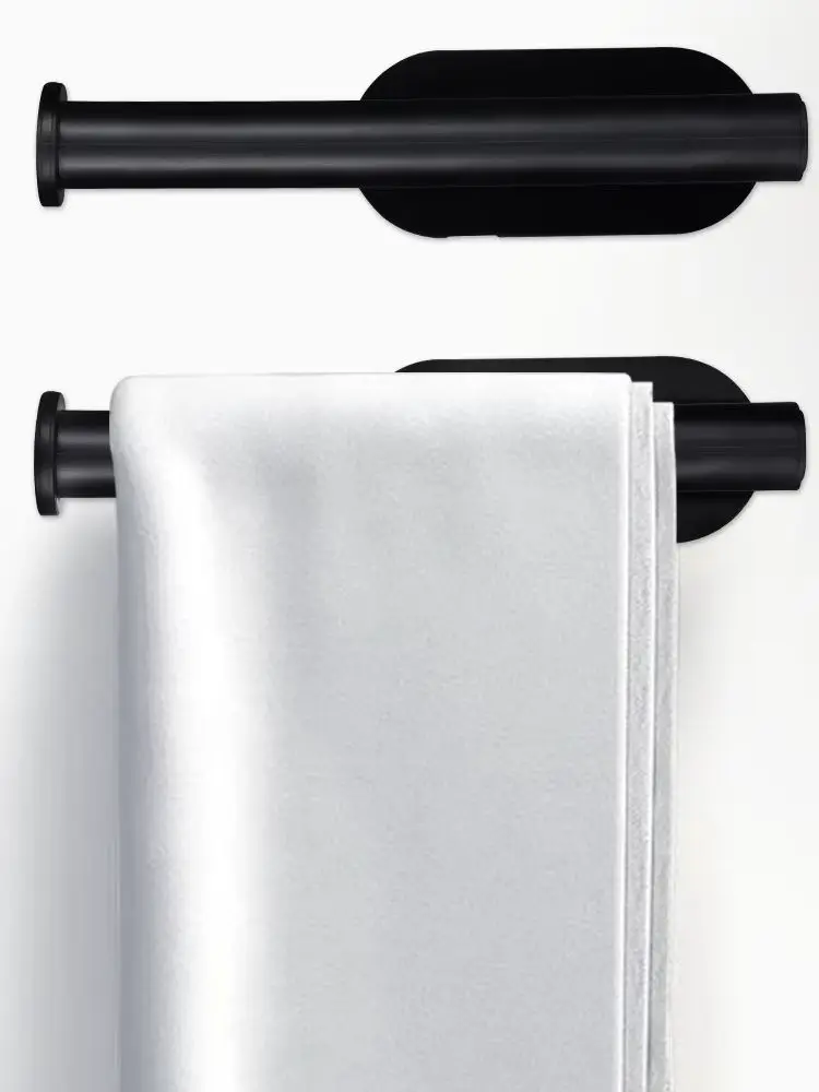 Homefish Stainless Steel Adhesive Toilet Paper Holder Waterproof Tissue Hanger Bathroom Accessory Paper Towel Holder image 5