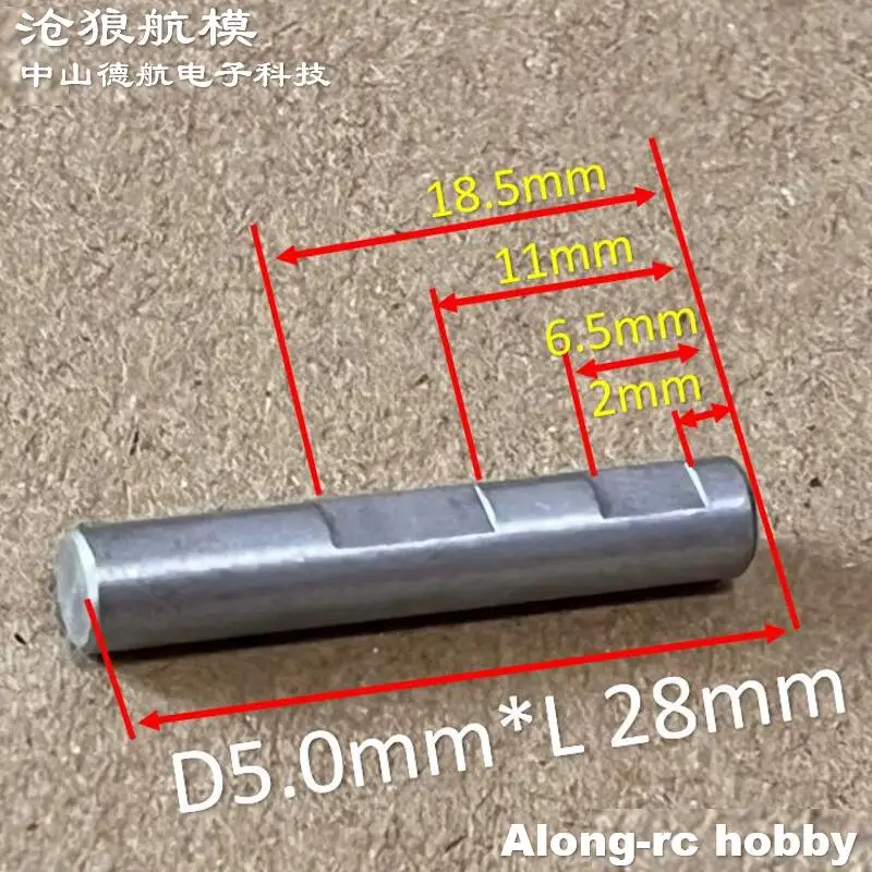 2pcs 5*28 mm Steel Shaft  5mm  Bolt RC Plane Part for Retracts Landing Gear or DIY Models Airplane AL-37 Parts