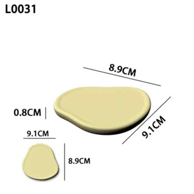 Coaster silicone mold creative niche cement coaster base tea tray DIY gypsum mold