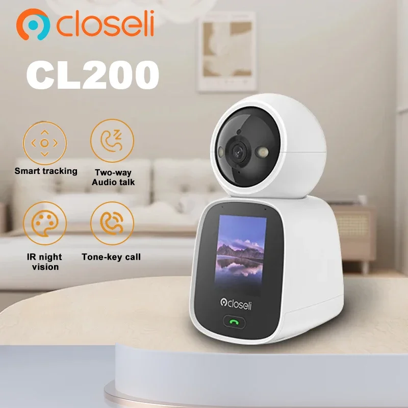 Closeli CL200 5MP 3.6MM WIFI Video Intercom Camera IR LED  Two-wayaudio Talk Human Shape Detection