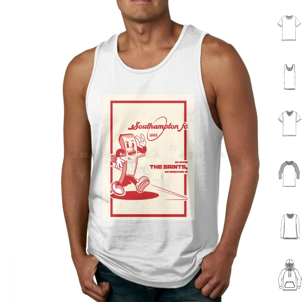 Walking On Water Tank Tops Vest Sleeveless Saint City Football Soccer Cartoon Rubberhose Sport Forest