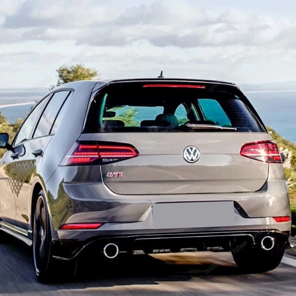 

Для VW Golf 7 7,5 MK7 MK7.5 GTI GTD R 2013-2020 TCR передний бампер, диффузор, сплиттер и задний спойлер на крышу, комплекты кузова, тюнинг