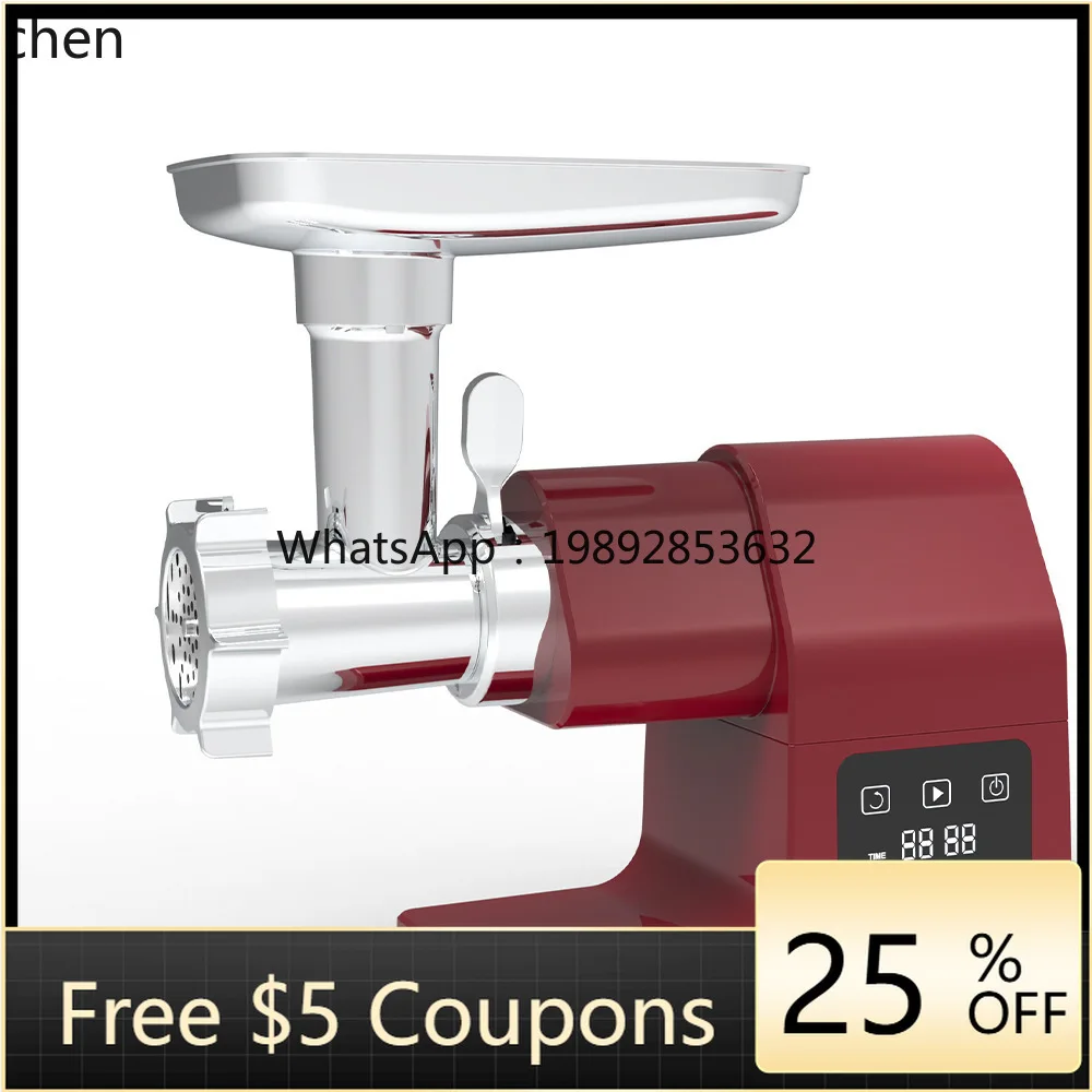 

ZZ High-Power Household Electric Meat Grinder Multi-Functional Fully Automatic Sausage Stuffer Meat Grinder Adjustable Speed