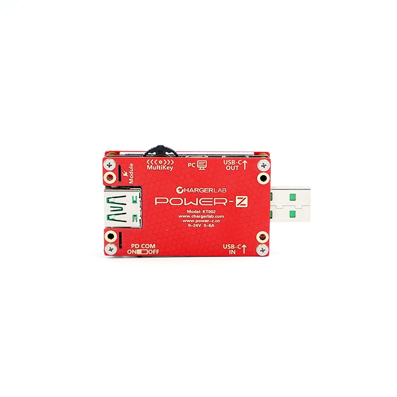 POWER-Z KM003C KT002 probador USB Micro voltímetro Digital QC5.0/PD3.1 Detector de potencia de corriente de voltaje para reparación de placa base de