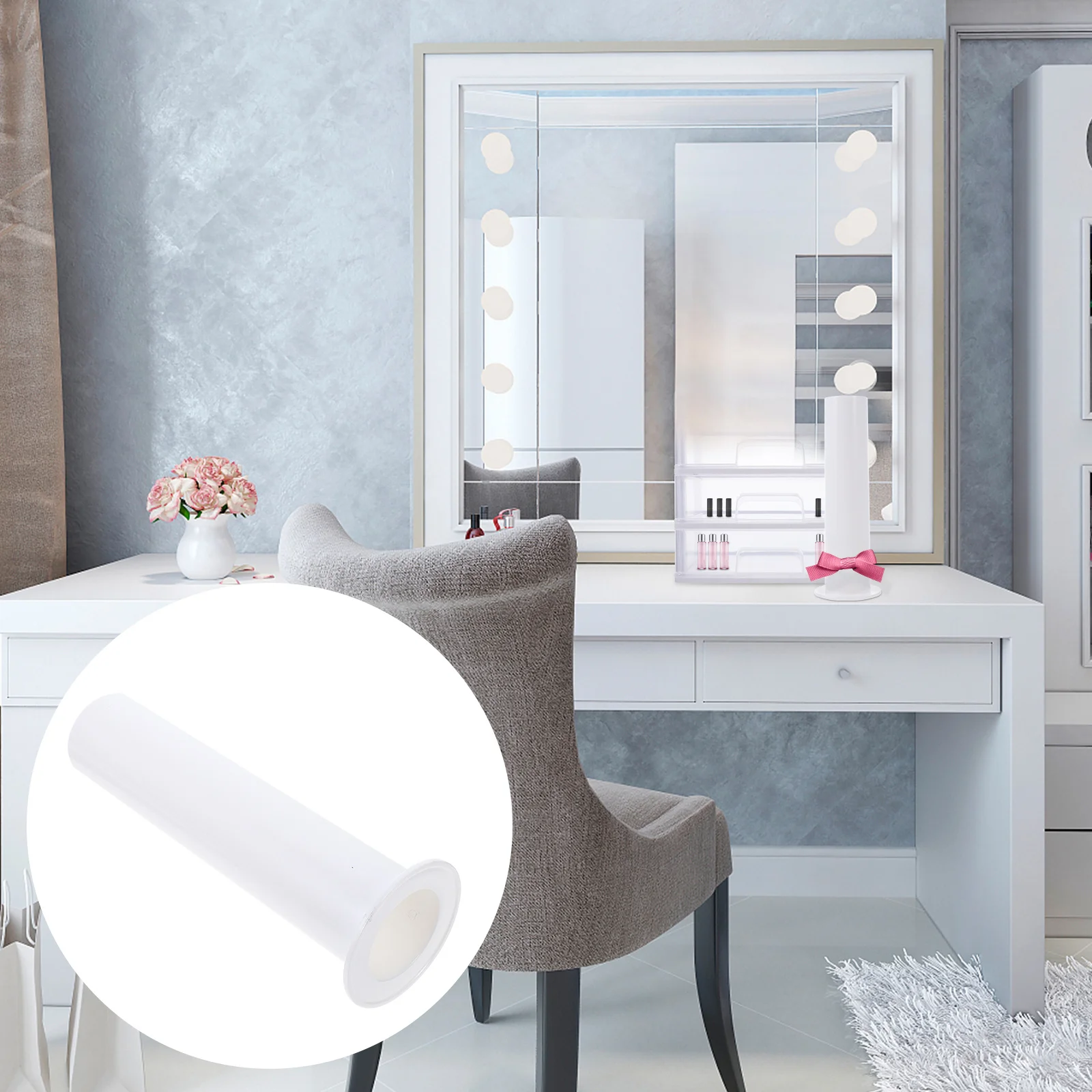 

Акриловый органайзер для резинок для волос, держатель для резинок для волос, прочная подставка для хранения аксессуаров для волос, стеллаж для демонстрации ювелирных изделий, держатель для резинок для волос