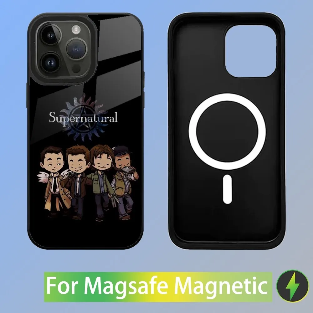 S-Supernatural-S Jared Padalecki TV Phone Case For iPhone 15,14,13,12,11,Plus,Pro,Max Mini Magsafe Magnetic Wireless Charging