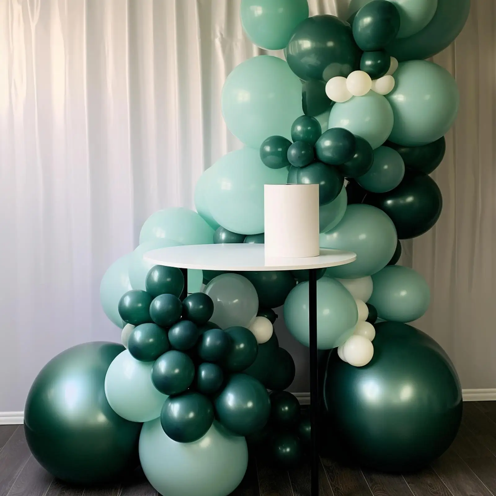 44pcs Set For Birthday Party Streamers Party Decorations Latex Party Balloons Hanging Swirls Latex Balloon Streamers Decorations