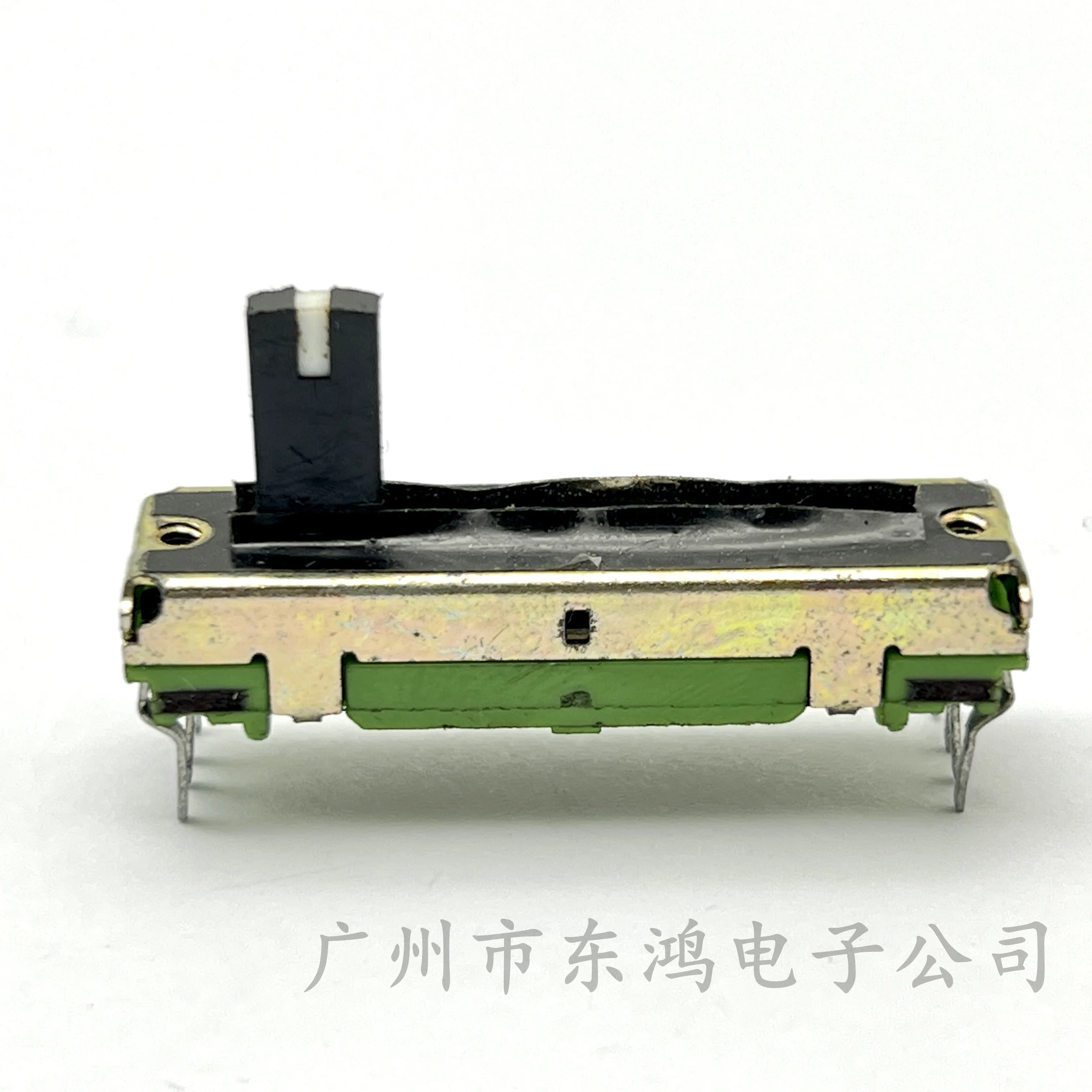 1 PCS Taiwan ALPHA 35mm double straight slide potentiometer with midpoint W100K axis length 10mm